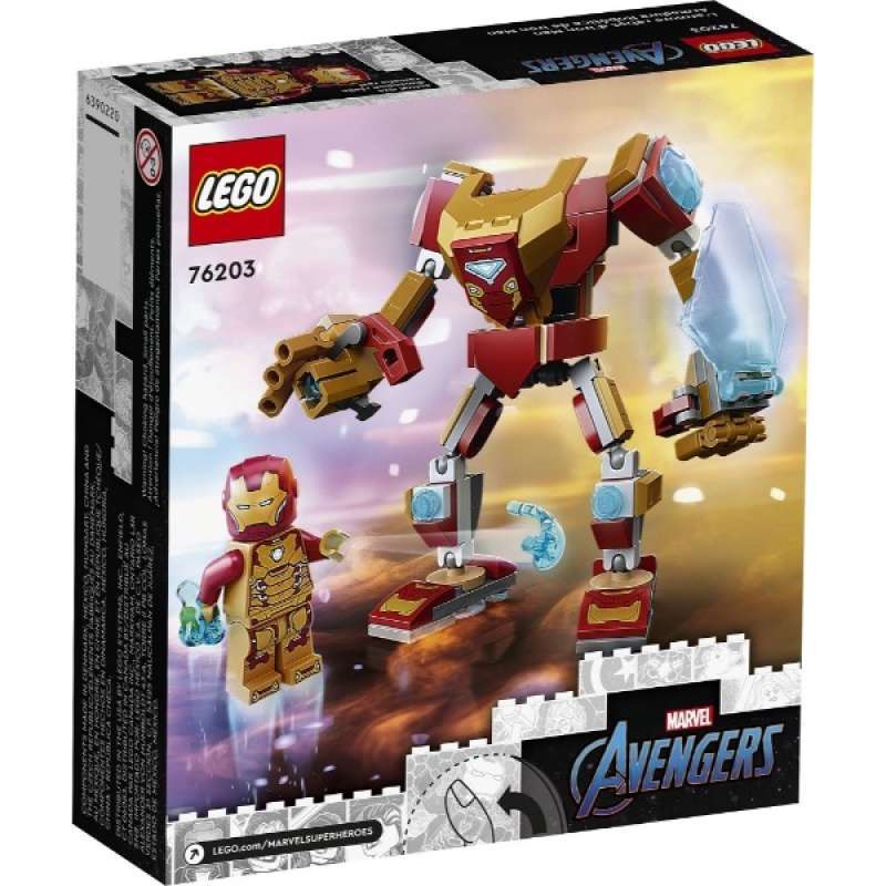 Jual Lego Superheroes 76203 Iron Man Mech Armor Original Harga Termurah