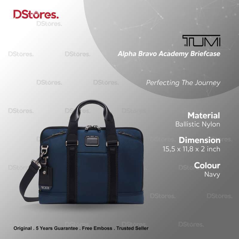 Promo TUMI Alpha Bravo Academy Briefcase di Seller Dstores Men Official