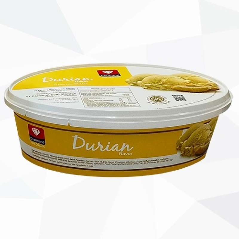 Jual Diamond Es Krim Rasa Durian / Ice Cream Durian - 700 Ml Di Seller ...