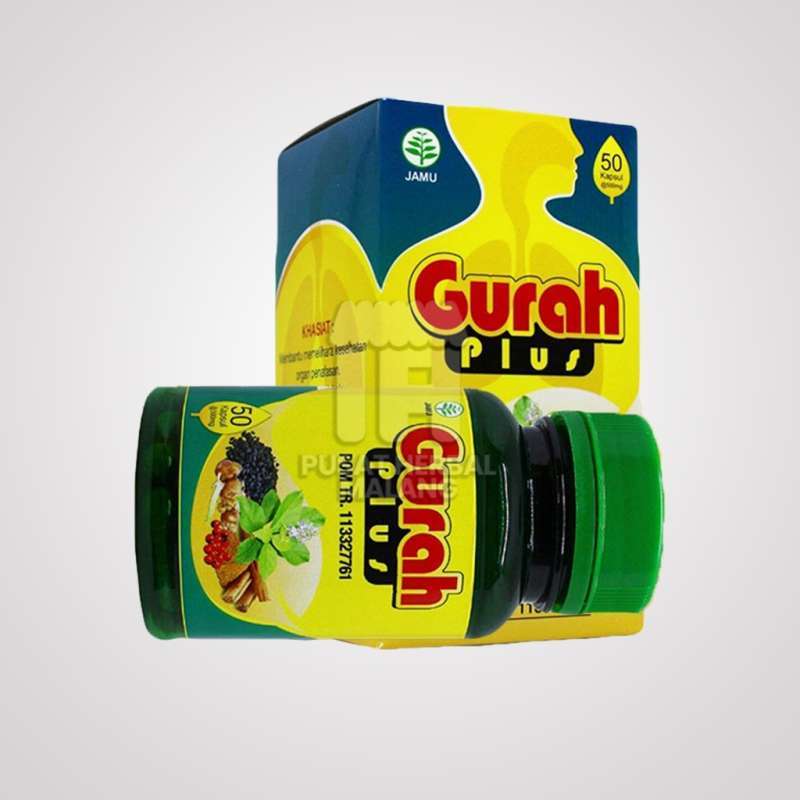 Jual GURAH PLUS kapsul Obat Asma Sesak Nafas, Batuk Flu, TBC Paru Paru