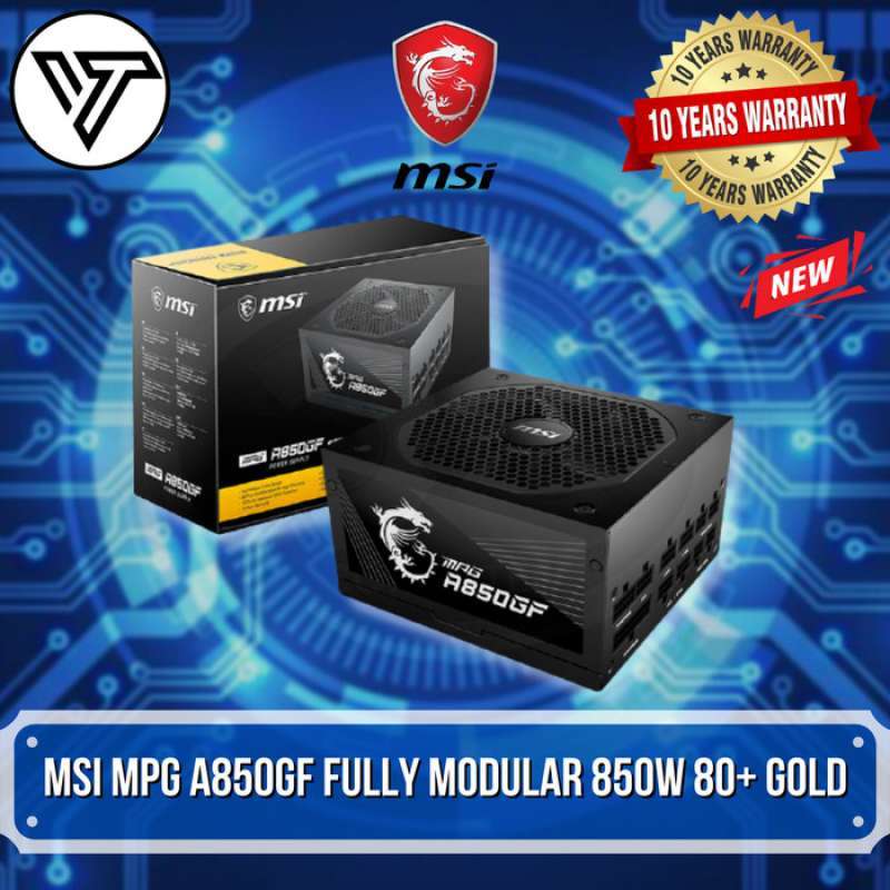 Promo Msi Mpg A850Gf Fully Modular 850Watt Psu/ Power Supply 850W 80