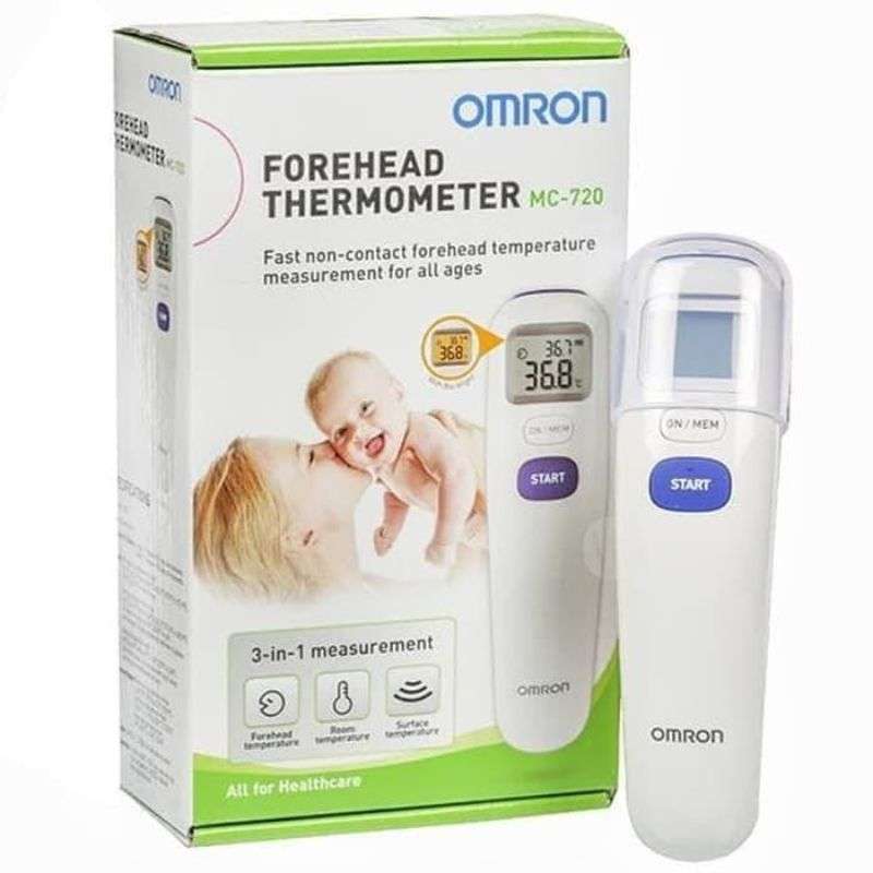 Jual Omron forehead thermometer MC720 / termometer dahi digital