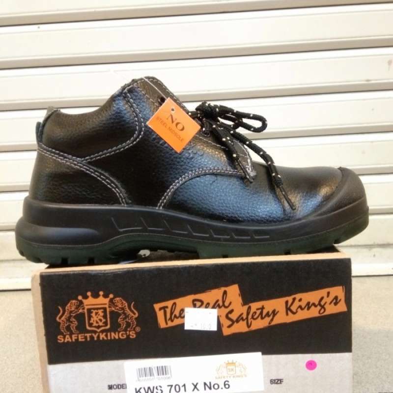 Jual Sepatu Safety Merk Kings Kws 701 X Original Kulit Asli. Di Seller
