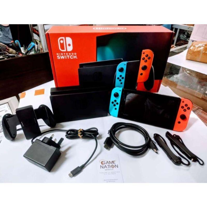 Jual Nintendo Switch Neon V2 Long Life Battery 2nd di Seller Game