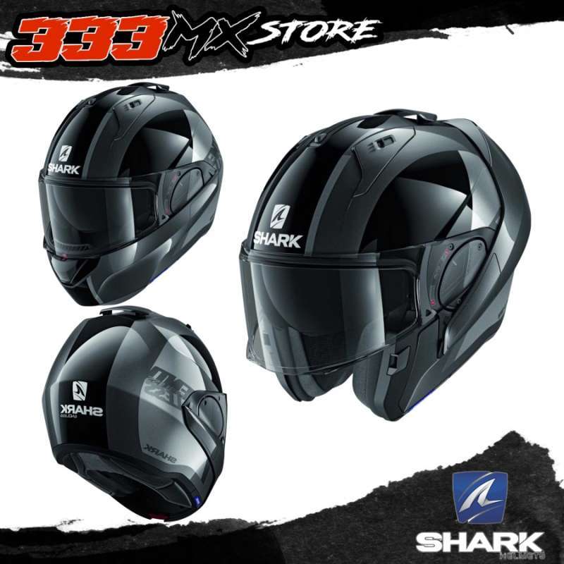 Jual SHARK EVO ES ENDLESS GREY BLACK HELM MODULAR SHARK EVO ES ENDLESS ...