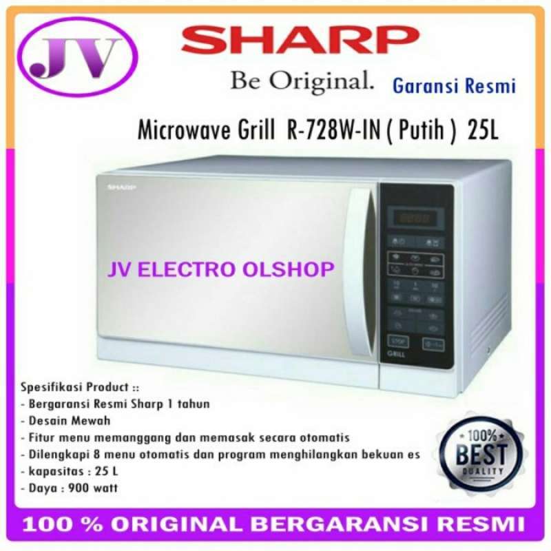 Jual Sharp Microwave With Grill R 728 25 Liter / Microwave Sharp di