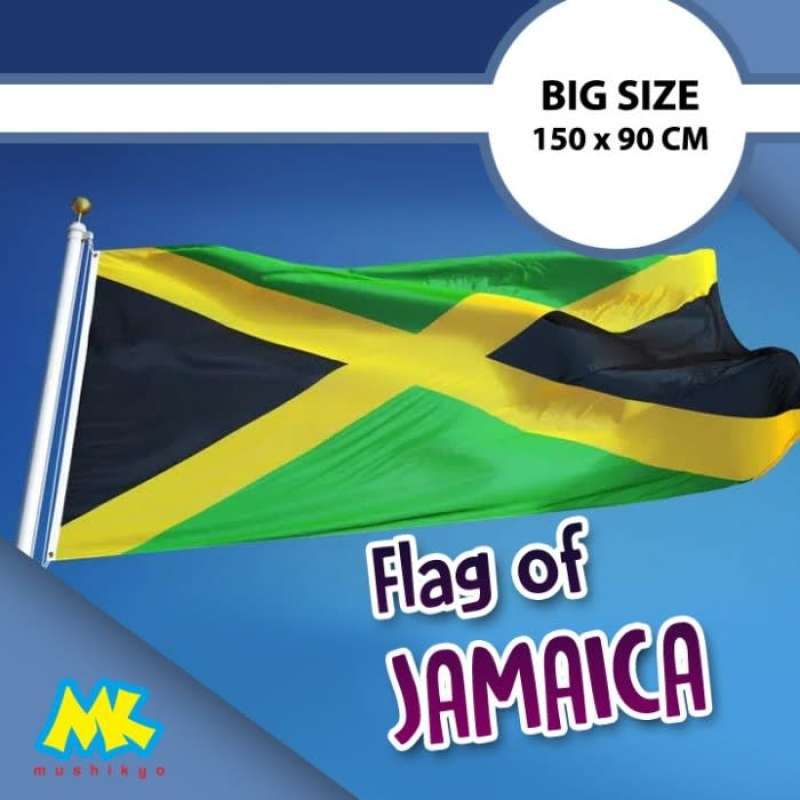 Promo Jual Bendera Jamaika / Jamaica Jamaican Flag Berkualitas Diskon