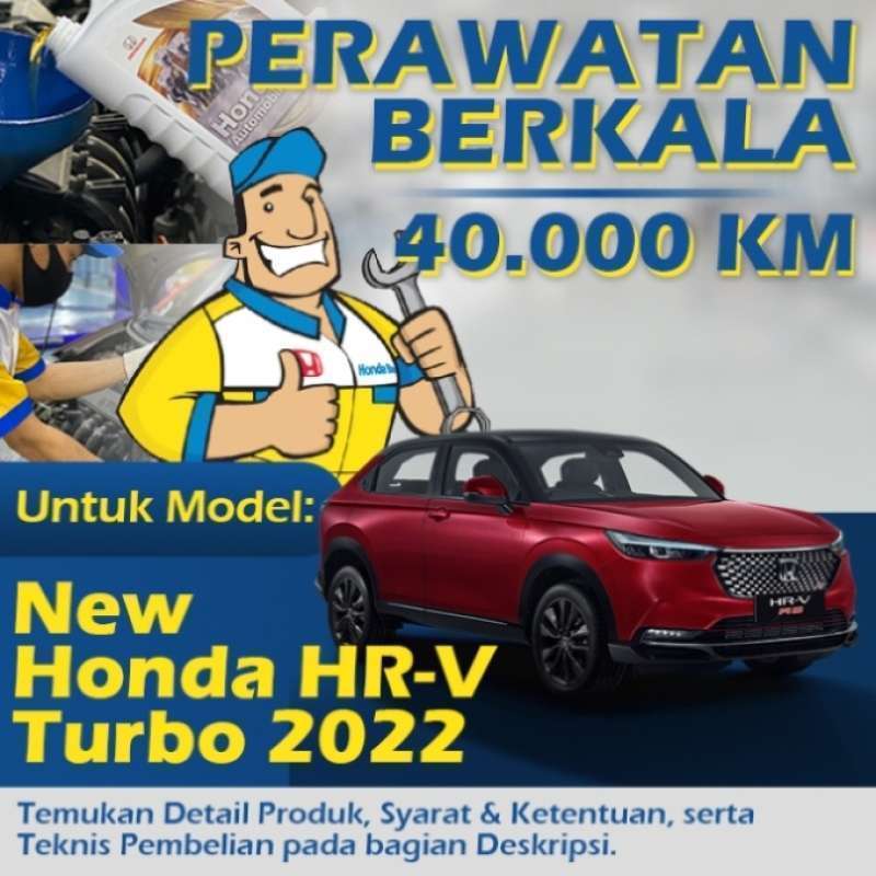 Jual Perawatan Berkala 40.000 km All New Honda HRV Turbo di Seller