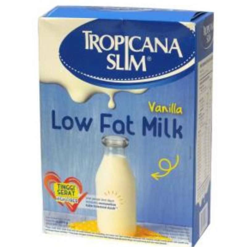 Jual Susu bubuk rendah lemak vanilla Tropicana Slim Low Fat Milk 500g