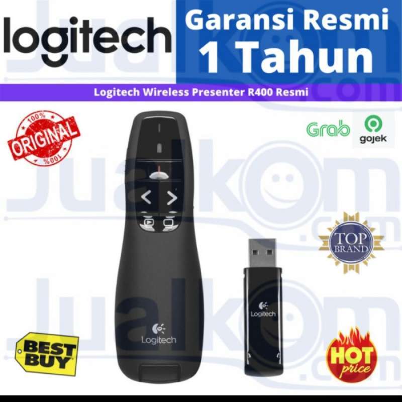Jual Free Ongkir Logitechh R400 / Presenter / Laser Pointer Warna Merah ...