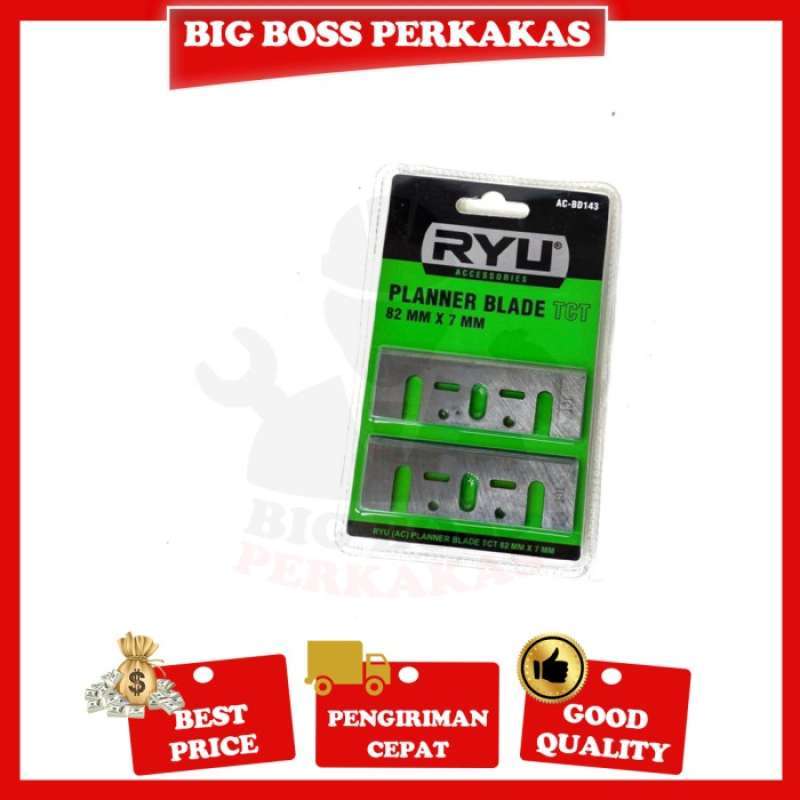 Jual Premium RYU TCT Planer Blade 82 x 7 mm - Mata Pisau Serut Ketam