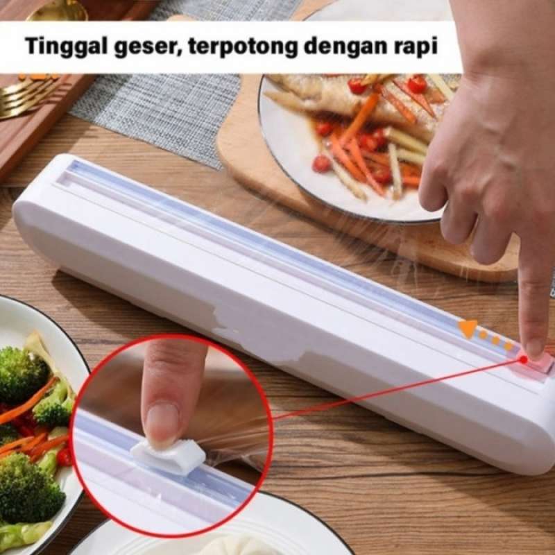 Promo Pemotong Plastik Wrap Alumunium Foil Wrap Dispenser Holder Cutter