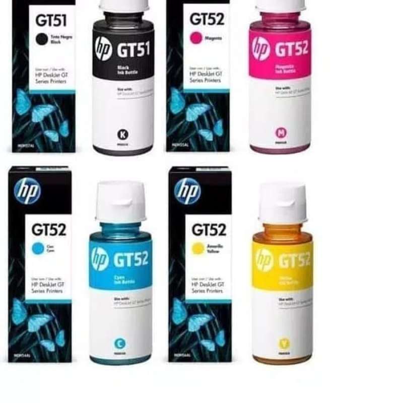 Jual Tinta Hp Gt 51 Gt52 - Hitam Dan Varian Warna Silahkan Pilih di