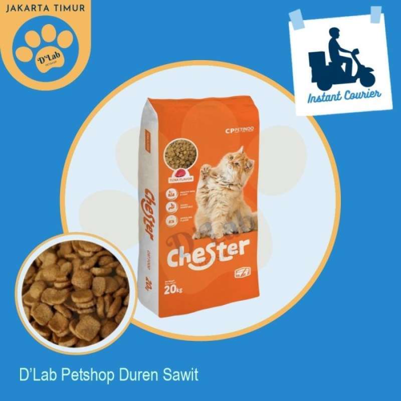 Promo Chester Tuna Cat Food 20Kg Makanan Kucing 20 Kg Diskon 12 di