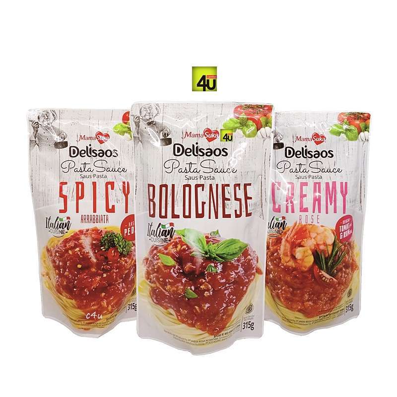 Promo Mamasuka Delisaos Italian Pasta Sauce 315g POUCH BOLOGNESE Diskon 21 di Seller