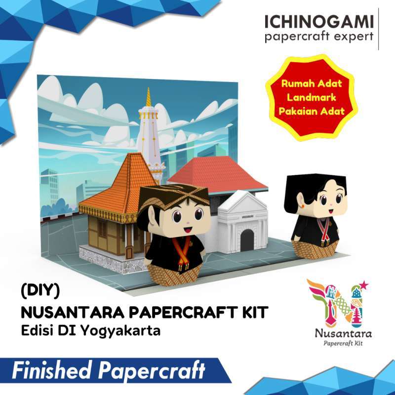 Jual Papercraft (DIY) Nusantara Papercraft Kit Set of 4 Models