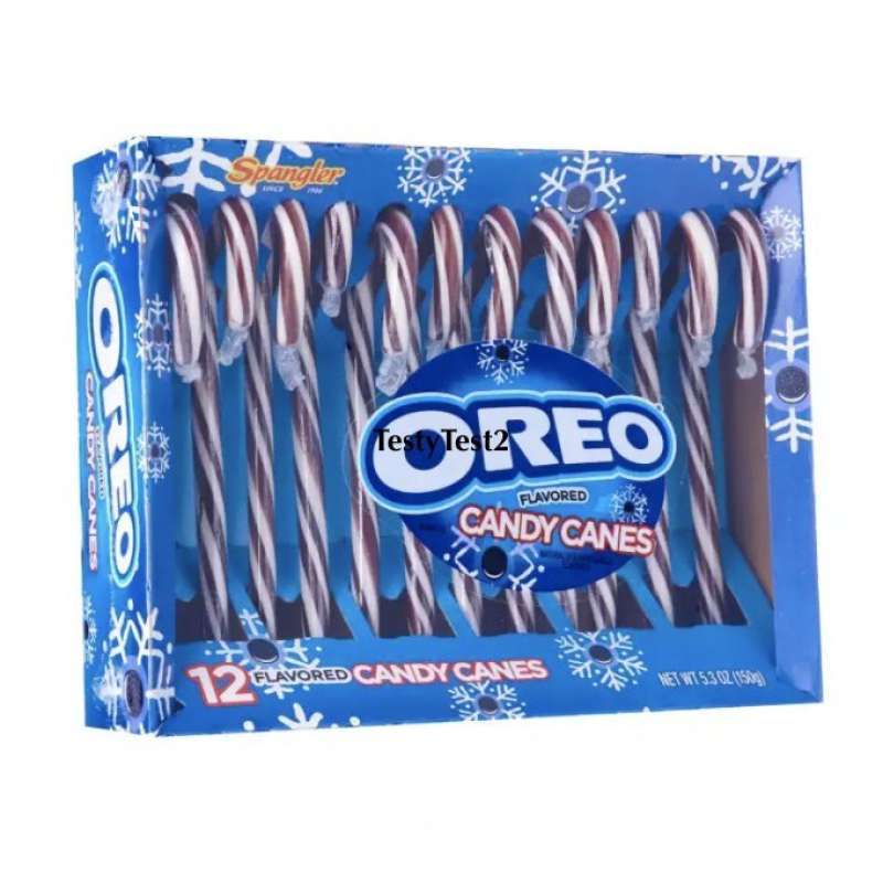 Jual Spangler Oreo Flavoured 12s Candy Canes Christmas Special di