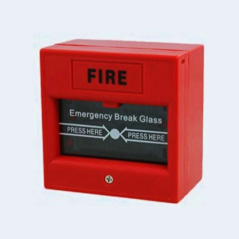 Jual Fire Break Glass / Emergency Break Glass / Fire Alarm Manual di