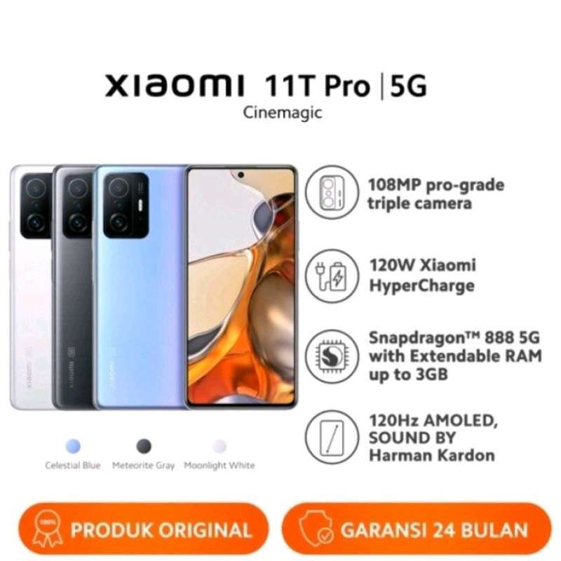 Jual Xiaomi 11T Pro 5G [12/256GB] -Garansi Resmi XIAOMI Indonesia ...