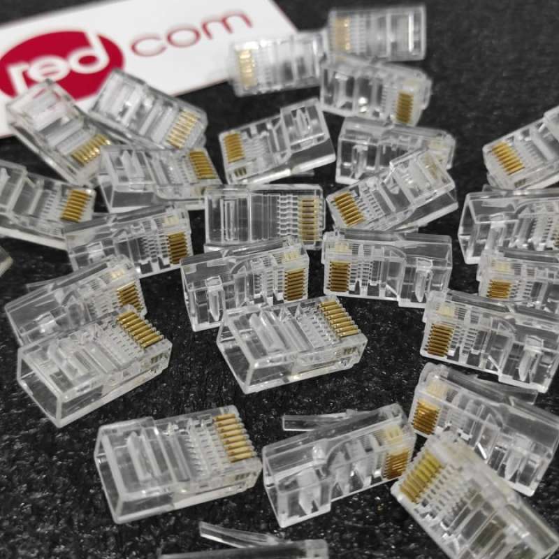 Promo Sale Dtc Netconnect Connector Rj45 Cat5 100Pcs Diskon 15 di