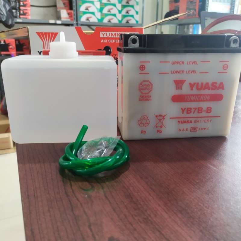 Promo Aki Basah Yuasa Yb7B Motor Tiger Aki Motor Nouvo Z Nouvo Lele