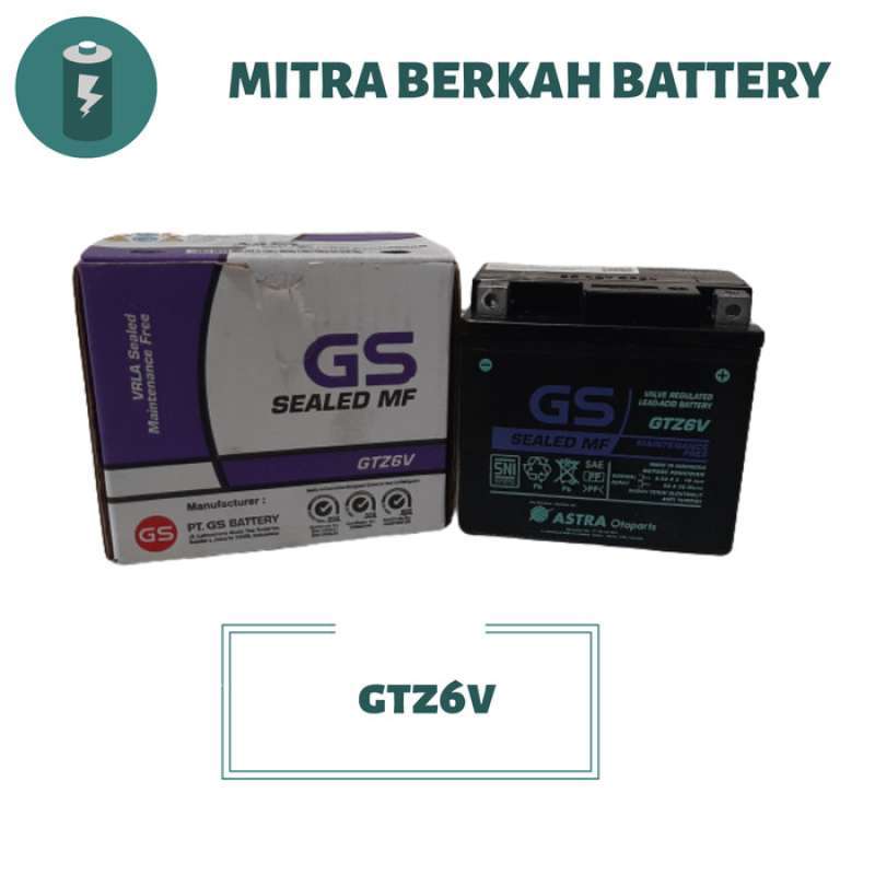 Promo Gtz6V Gs Mf / Aki Vario 125 /Vario 150 Diskon 15% di Seller
