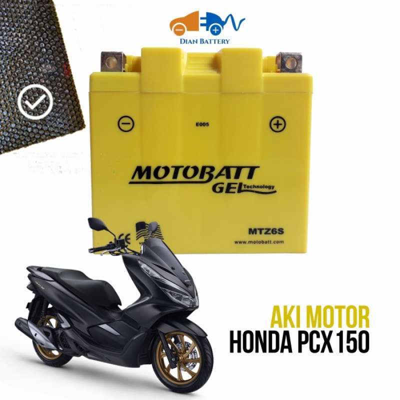 Jual Aki Motor Honda Pcx 150 Motobatt Mtz6S Mf (6Ah) di Seller Ejaz