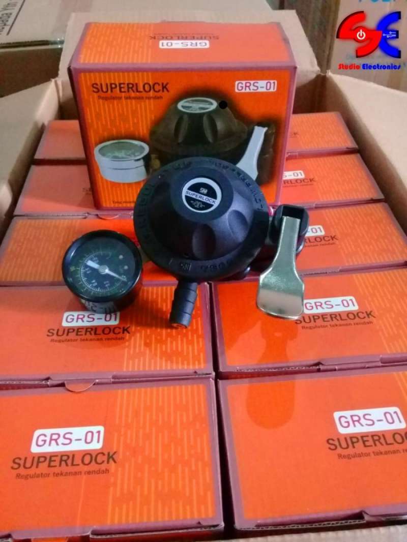 Jual REGULATOR GAS LPG/REGULATOR SUPERLOCK GRS 01 TERBARU di