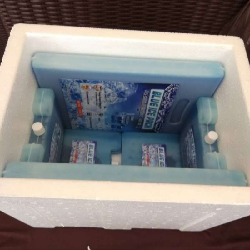 Jual Paket Lengkap Ice Pack & Box Foam Styrofoam Box Es Krim Di Seller