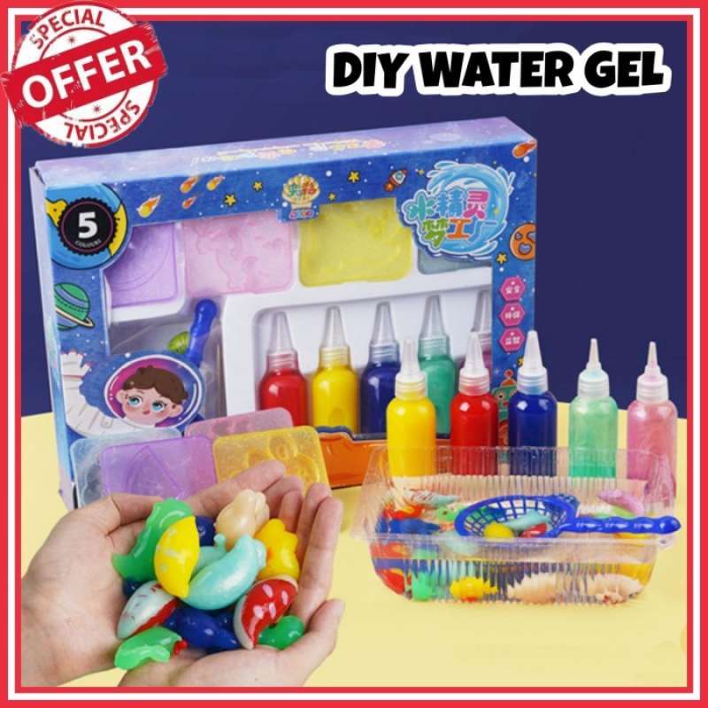 Jual Diy Water Gel Mainan Tk Kb Montessori Kreatifitas Anak Clay