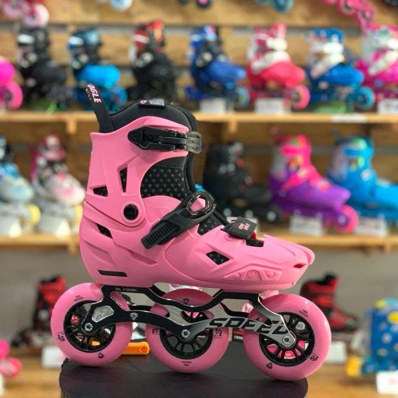 Jual Sepatu Roda Inline Skate Anak Flying Eagle S7 Speed PINK di Seller
