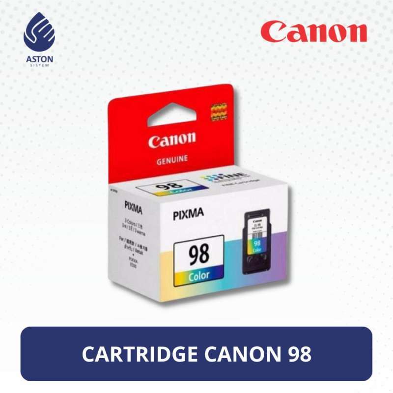 Jual Cartridge Printer Canon 98 Color 100 Original di Seller Aston