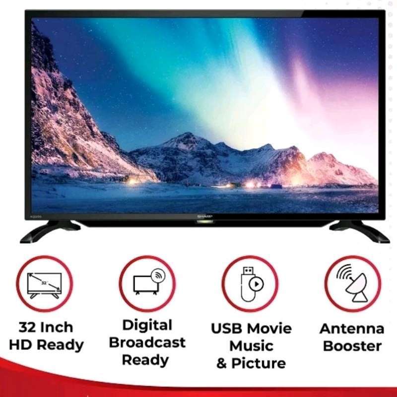 Jual SHARP LED TV 32 Inch HD Digital 2TC32DD1i di Seller Aloy