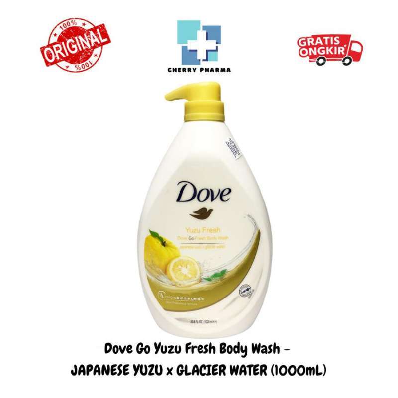 Jual Dove Go Yuzu Fresh Body Wash JAPANESE YUZU x GLACIER WATER (1L