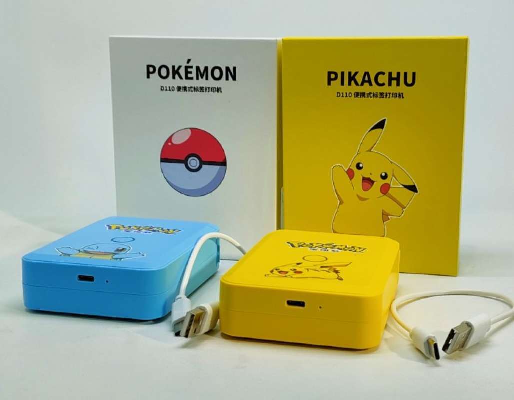 Promo Portable Thermal Label Printer Niimbot D110 - Pokemon Edition ...