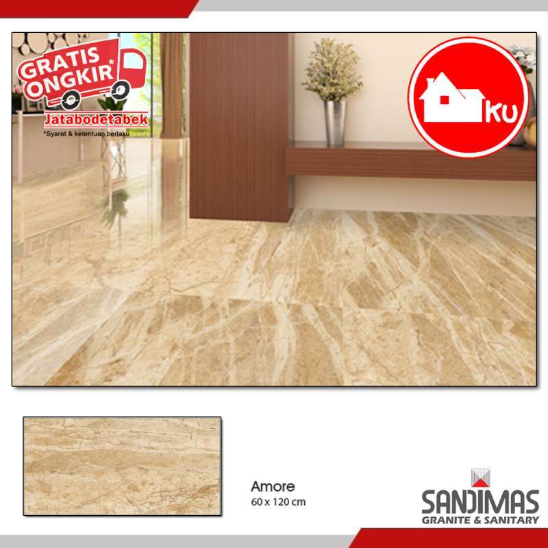 Jual Sandimas Lantai Granite Amore 60x120 1dus Isi 2pcs=1,44m2 Di
