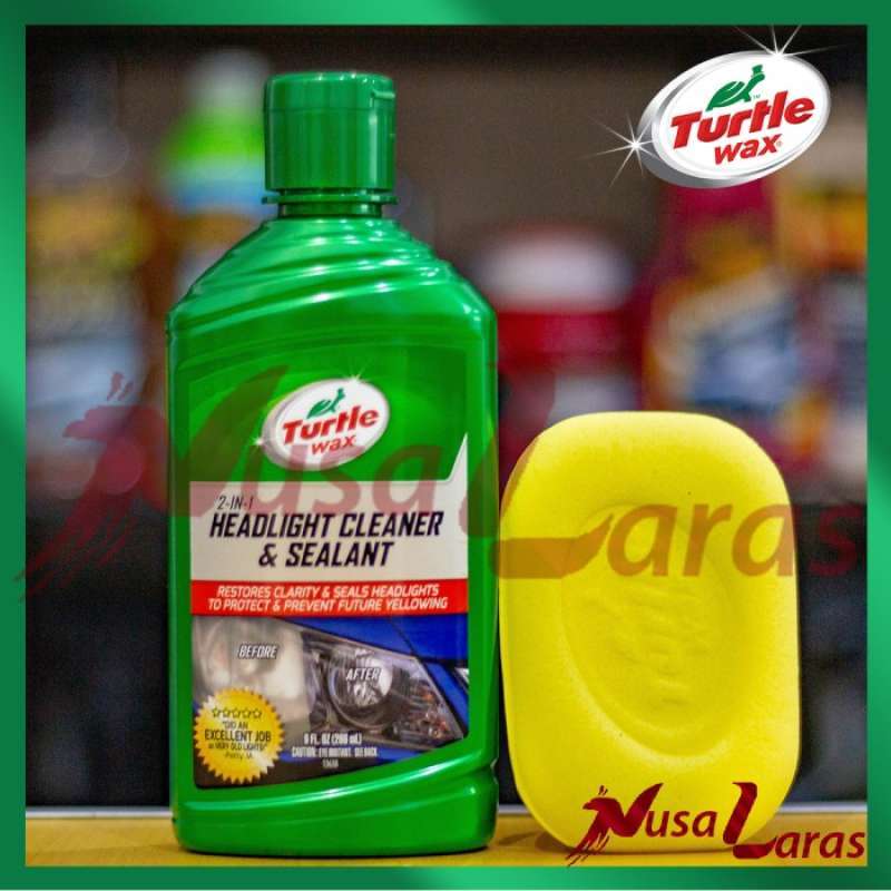 Promo Turtle Wax Headlight Cleaner n Sealant Renew Rx 266 ml Diskon 23