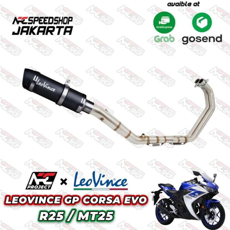 Jual Knalpot Leovince GP Corsa Evo Header Stainless ARC PROJECT Yamaha ...