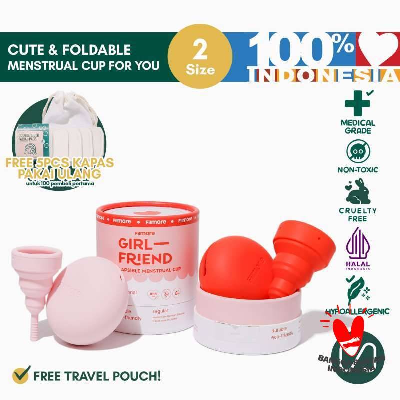 Jual Filmore Girlfriend Menstrual Cup Menscup Collapsible Pengganti