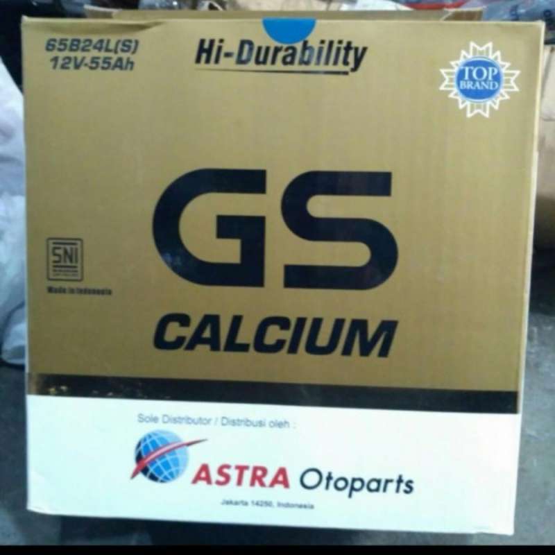 Jual Aki CRV/ Aki HRV/ GS Calcium 65B24LS/ GS MF Ns60LS Astra Otoparts