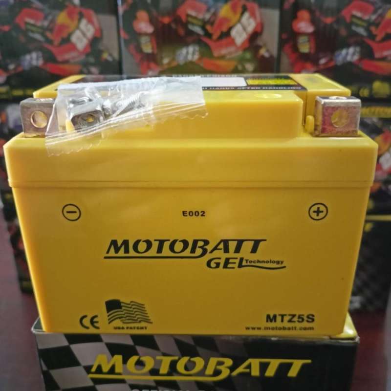 Jual Aki Mio/ Aki Beat/ Motobatt MTZ5S Gel/ GTZ5S/ 12V 4.2AH/ Aki Vario