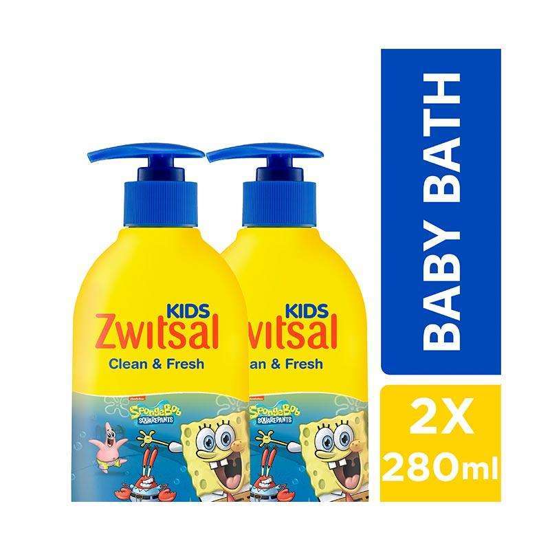 Jual WHS Zwitsal Kids Blue Clean & Fresh Bubble Bath [280 mL