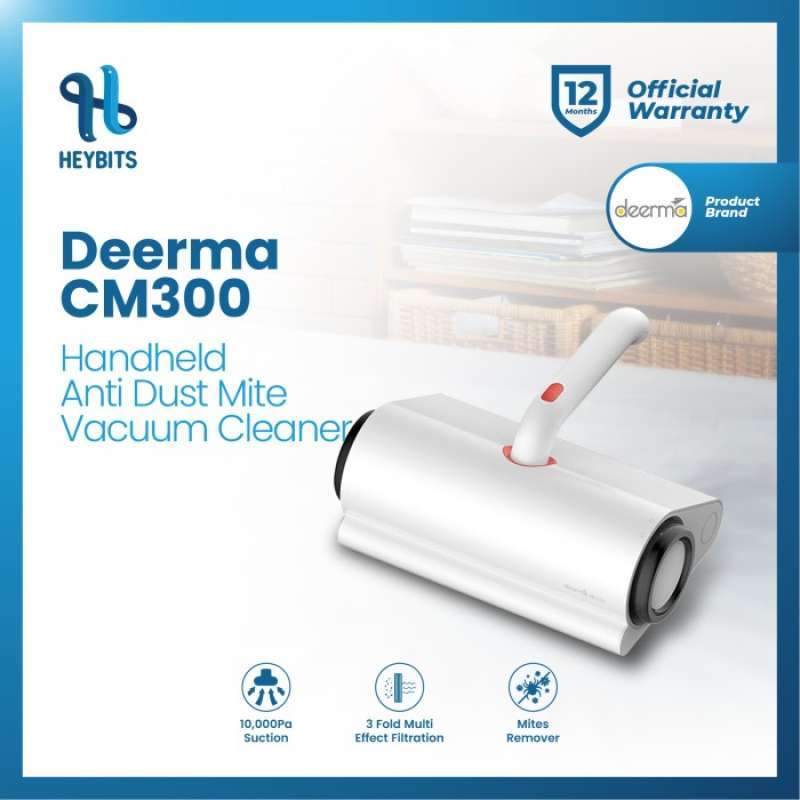 Jual Deerma Anti Dust Mite Vacuum Cleaner Handheld Anti Tungau CM300 di
