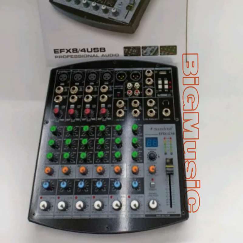 Promo Mixer Soundcraft EFX 8/4 USB 8 Channel black-white Diskon 14% di ...