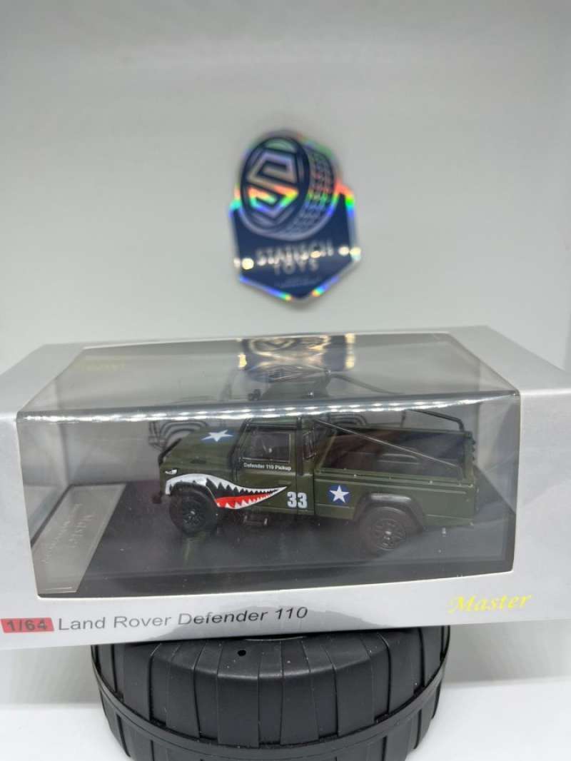 Jual Land Rover Defender Shark 110 Pickup Green Army Edition Master di