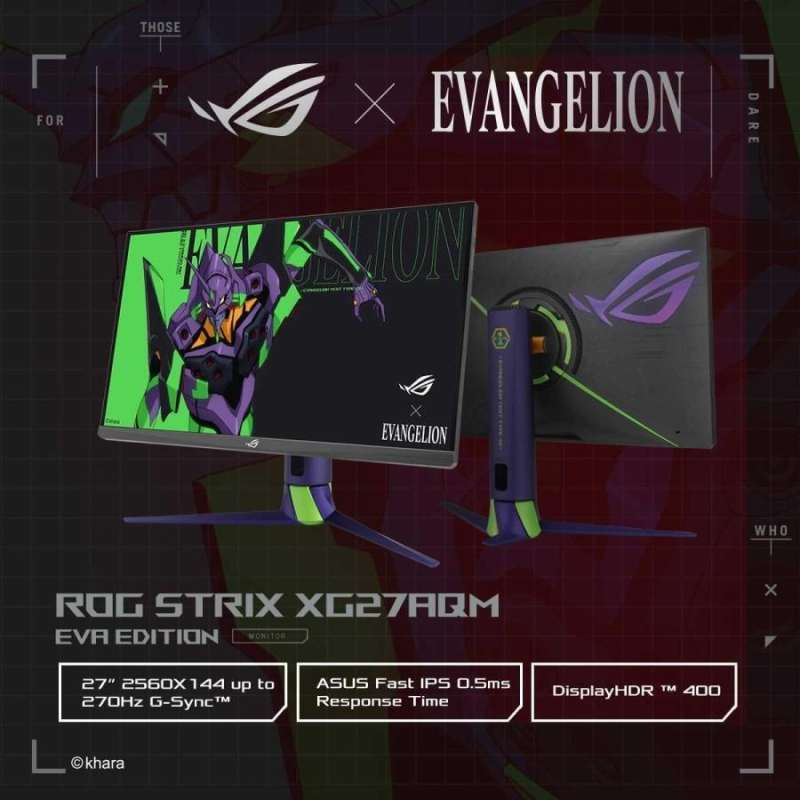 Jual ASUS ROG STRIX XG27AQM EVANGELION/EVA Edition WQHD 27 GAMING