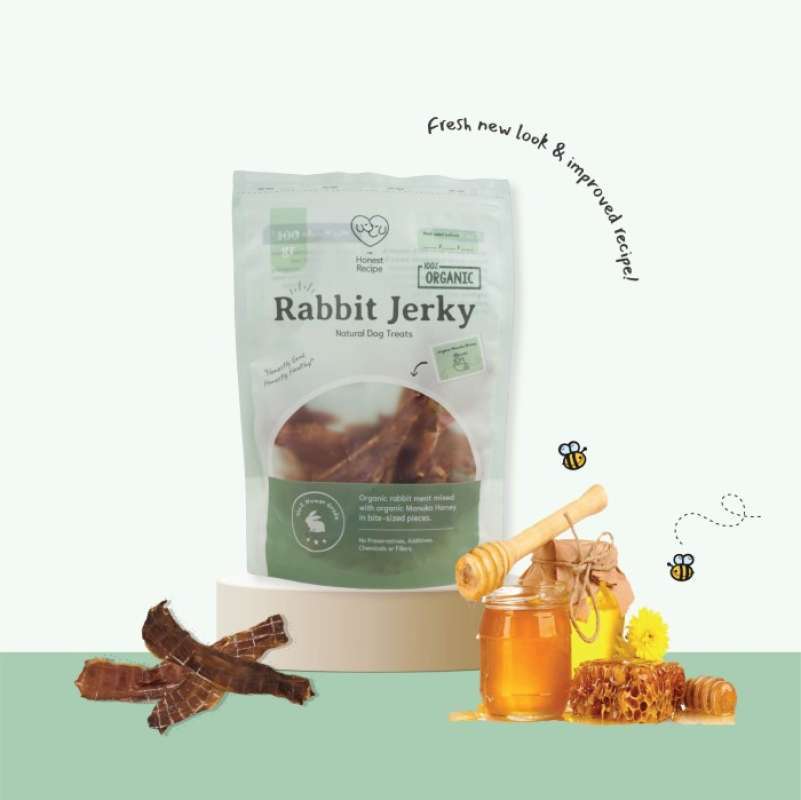 Jual The Honest Recipe Rabbit with Manuka Honey Jerky Snack di Seller