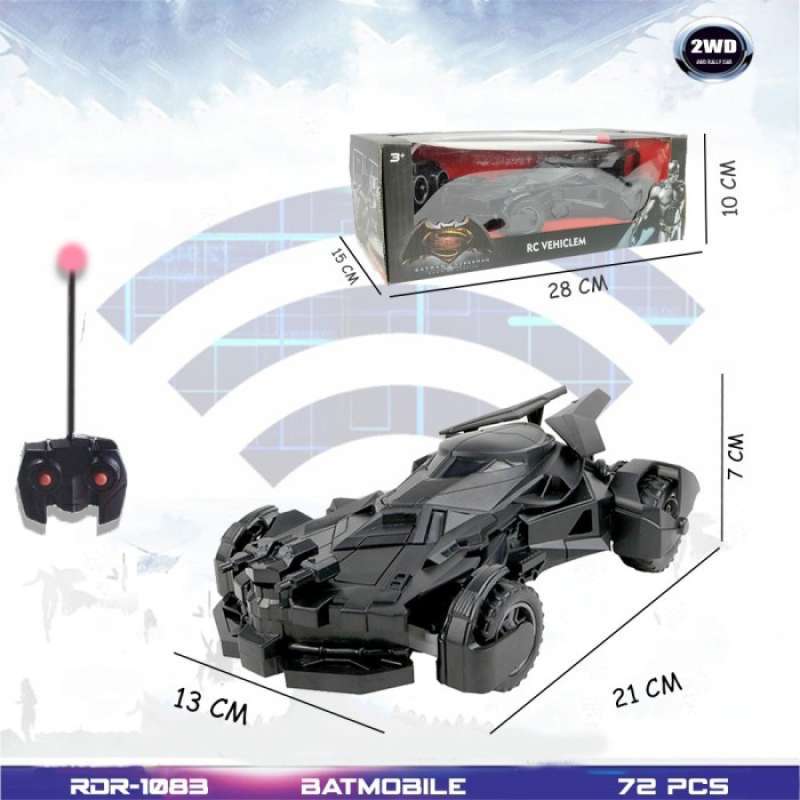 Promo Rc Mobil Batman Batmobile Remote Control Full Black - Radar ...