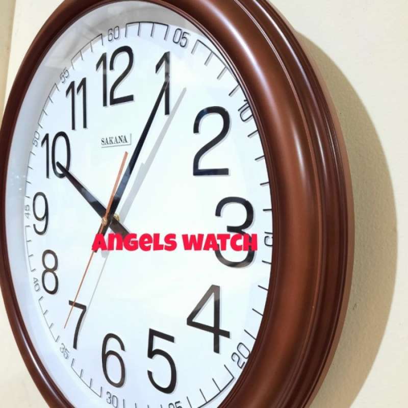 Jual Jam Dinding Jumbo Besar 45 Cm Sakana 073/ Jam Dinding Diameter ...