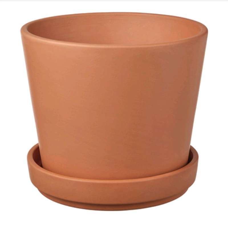 Jual dekorasi rumah pot tanaman dengan alas bentuk yang unik dan
